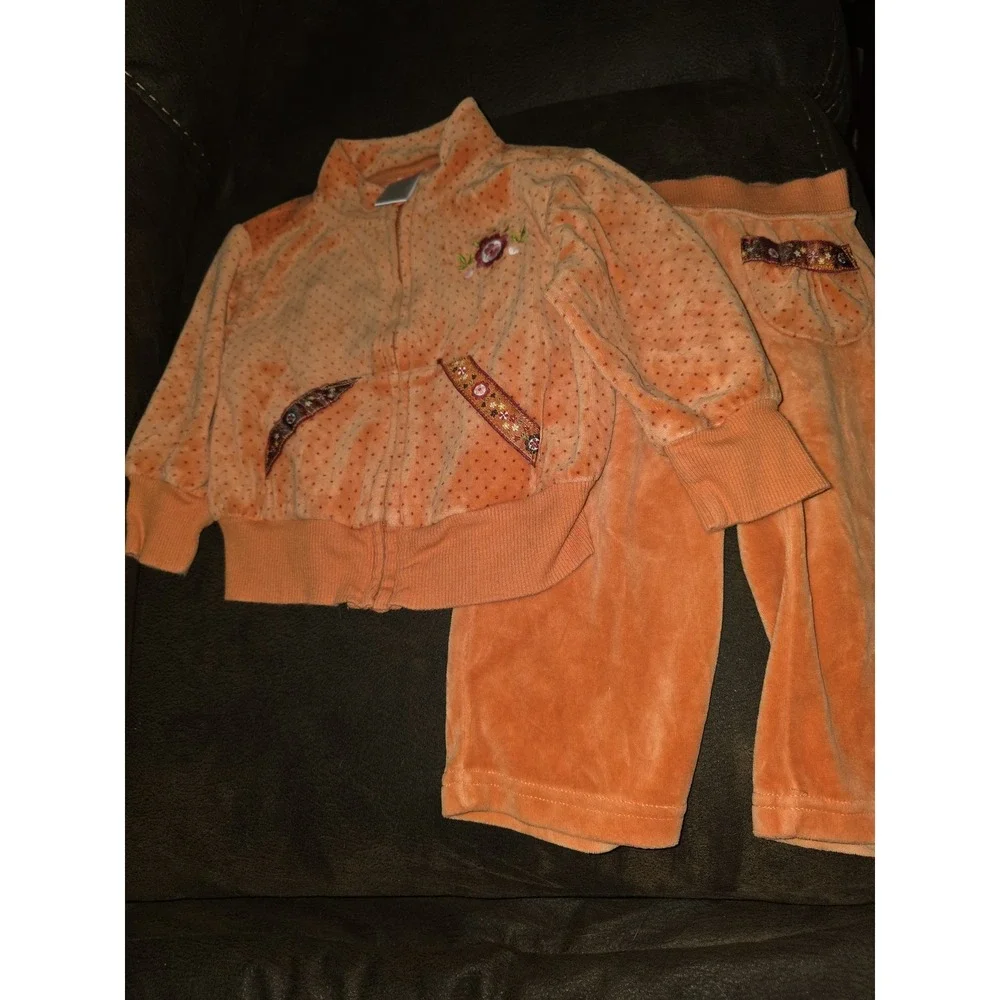 Gymboree harvest leaves sweatsuit sweatshirt 18 24 months pants 12 18 months